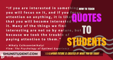 Mastering the Art of Teaching Quotes to Engage Students Effectively