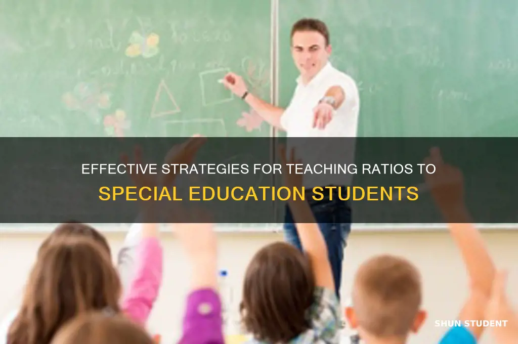 how to teach ratios to sped students