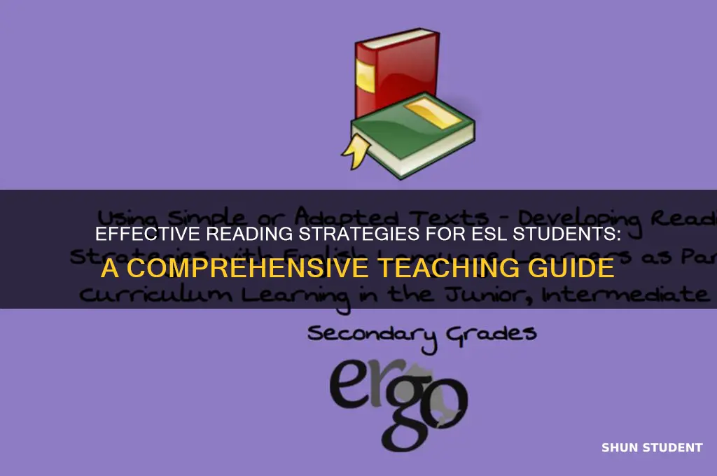 how to teach reading strategies to esl students