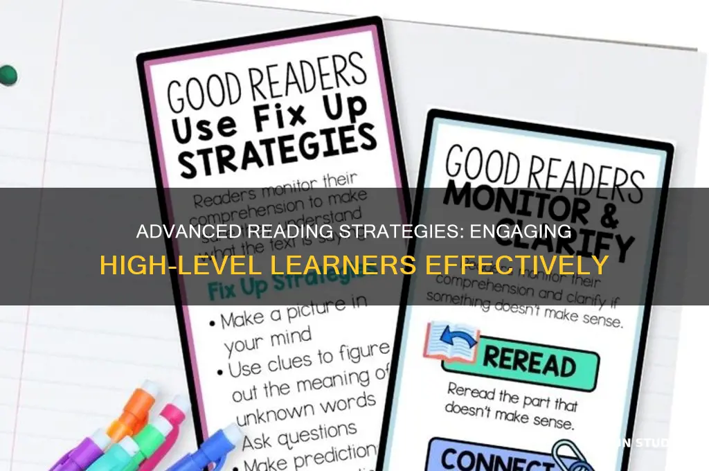 how to teach reading to advanced students