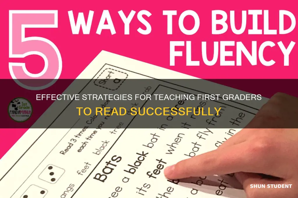 how to teach reading to first grade students