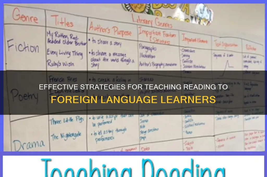 how to teach reading to foreign students