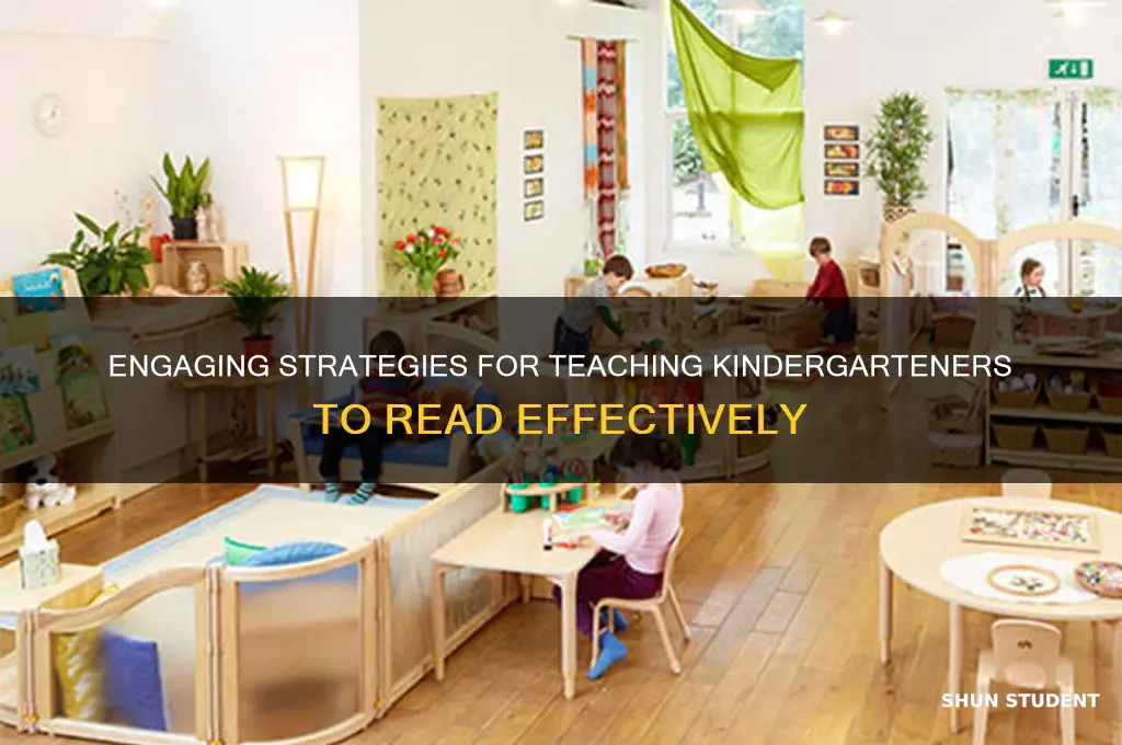 how to teach reading to kindergarten students