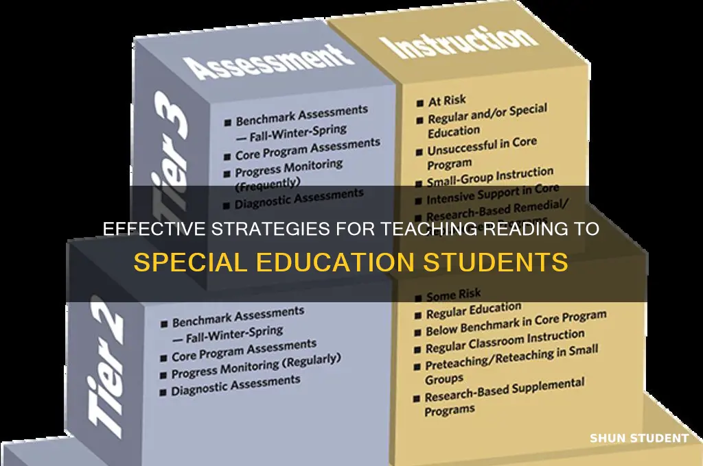 how to teach reading to special education students