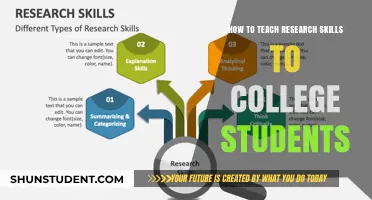 Empowering College Students: Effective Strategies to Teach Research Skills