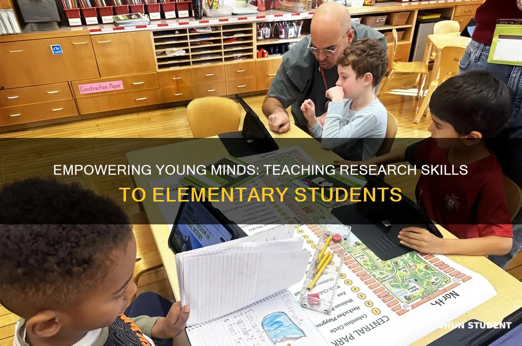 how to teach research skills to elementary students