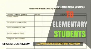 Teaching Research Writing: Engaging Elementary Students in Inquiry and Expression