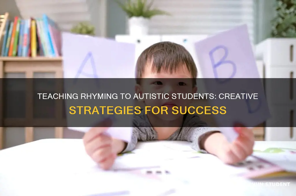 how to teach rhyming to autistic students