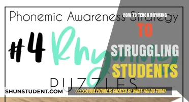 Unlocking Rhyme: Effective Strategies for Teaching Struggling Students