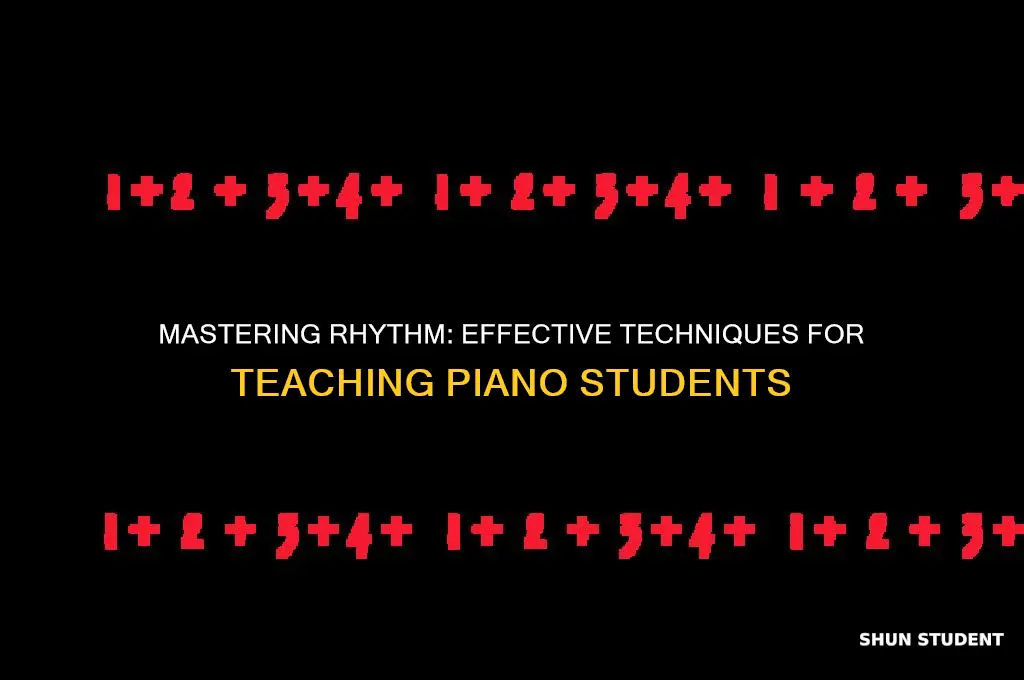 how to teach rhythm to piano students