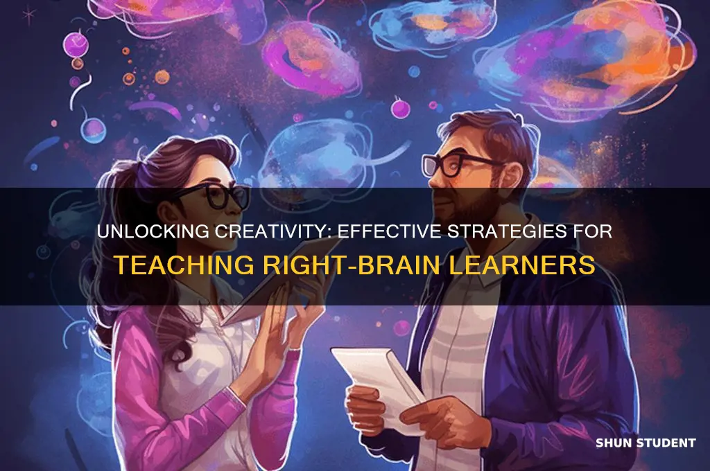 how to teach right brain students