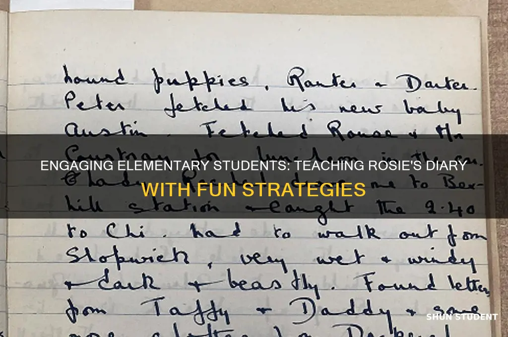 how to teach rosie