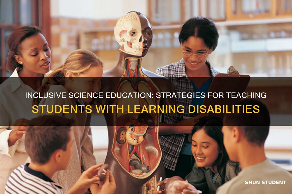 how to teach science to students with learning disabilities