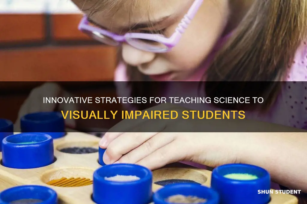 how to teach science to visually impaired students
