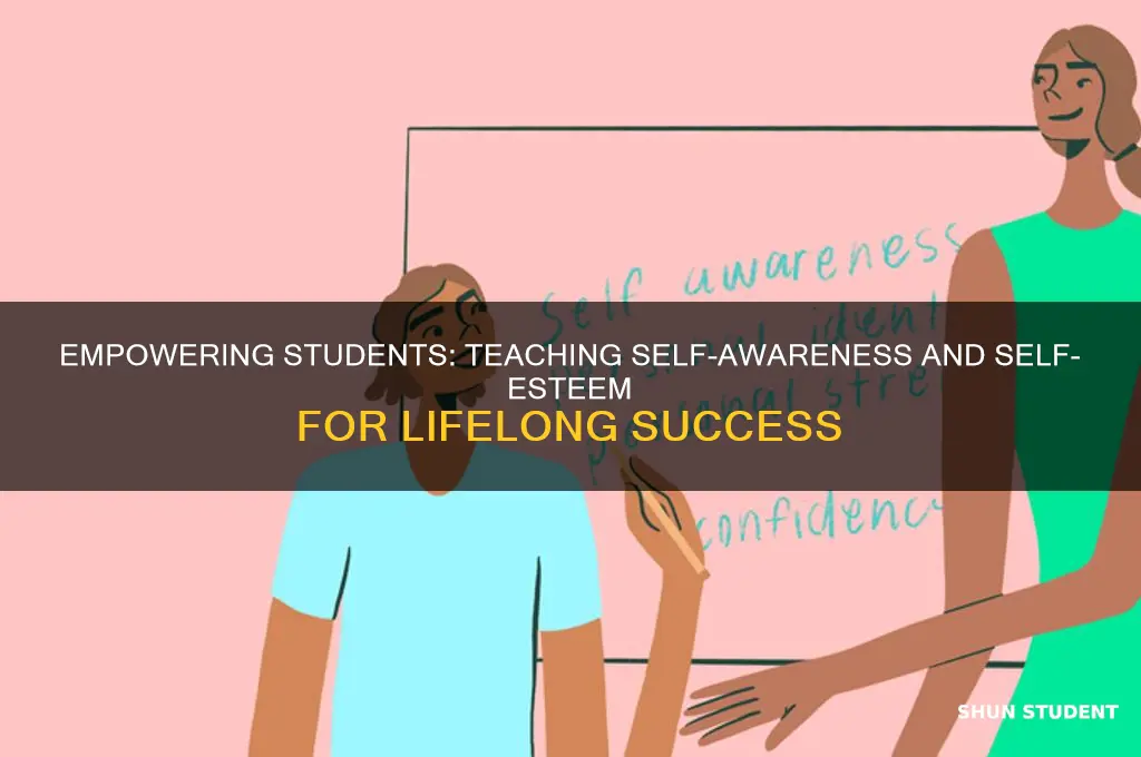 how to teach self awareness and self esteem to students