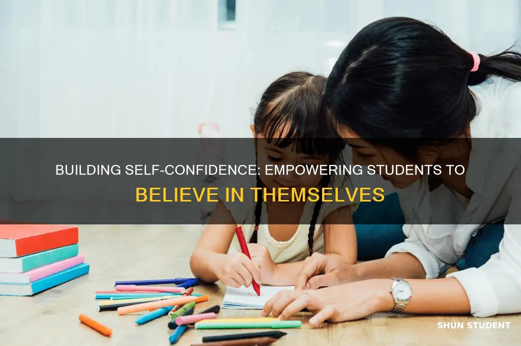 how to teach self confidence in students