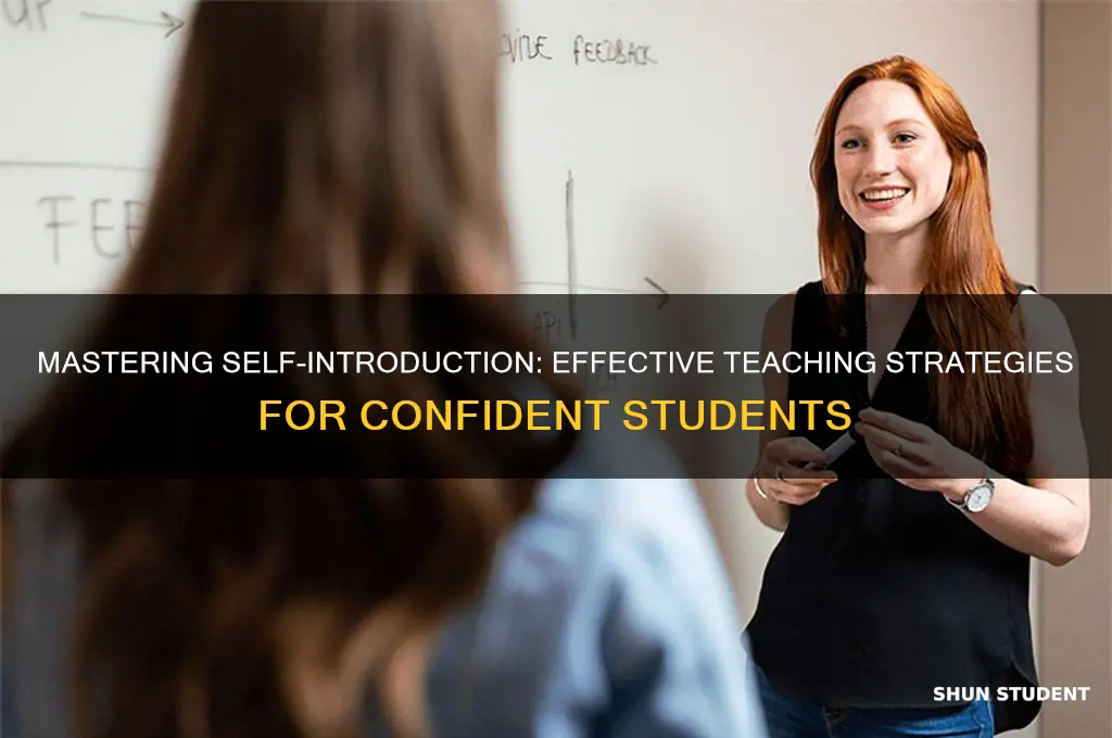 how to teach self introduction to students