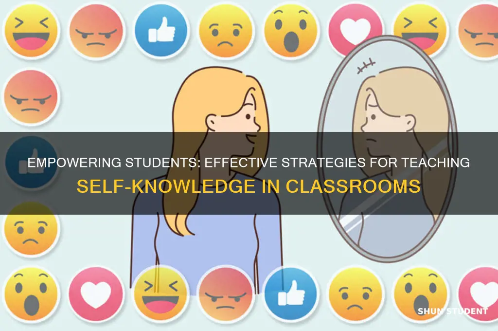 how to teach self-knowledge to students