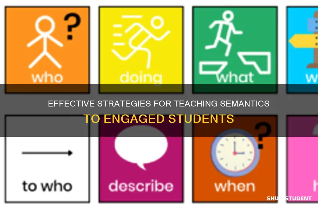how to teach semantics to students