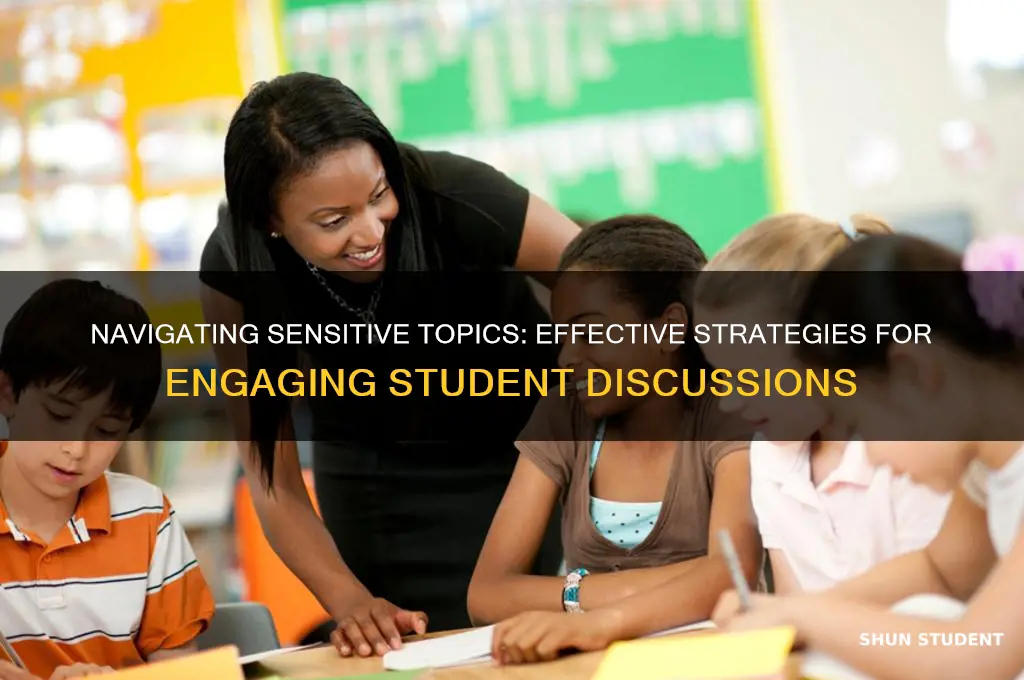 how to teach sensitive topics to students