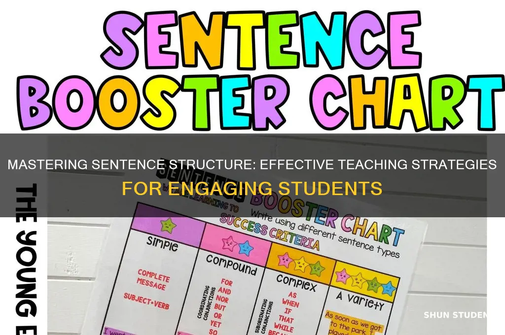 how to teach sentences to students