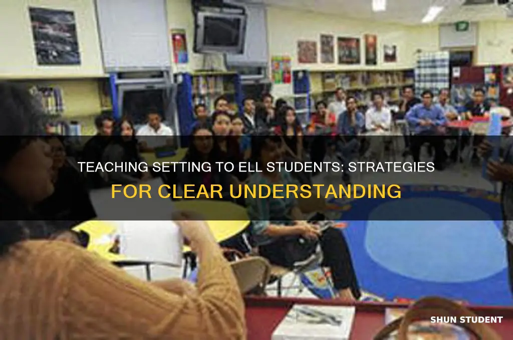 how to teach setting to ell student