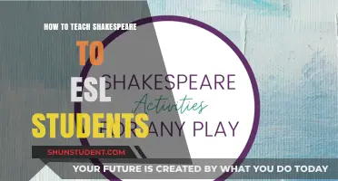Unlocking Shakespeare: Creative Strategies for Teaching ESL Learners