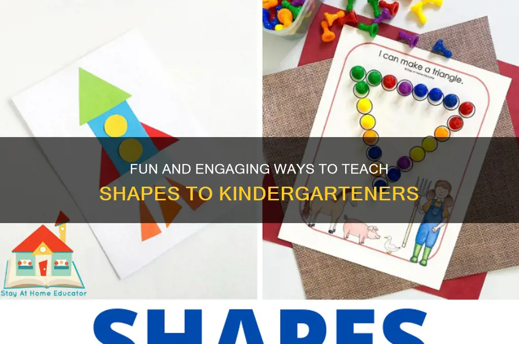 how to teach shapes to kindergarten students