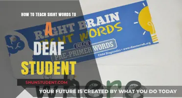 Effective Strategies for Teaching Sight Words to Deaf Students