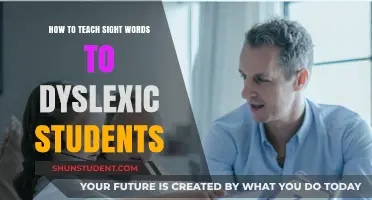 Effective Strategies for Teaching Sight Words to Dyslexic Learners