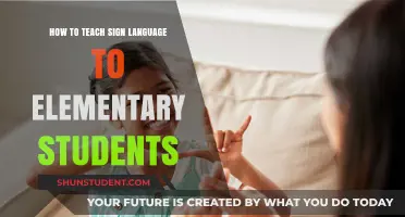 Engaging Ways to Teach Sign Language to Young Elementary Learners