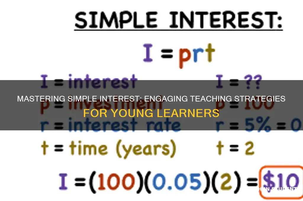 how to teach simple interest to students
