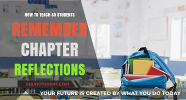 Effective Teaching Strategies: Helping Students Retain Chapter Reflections