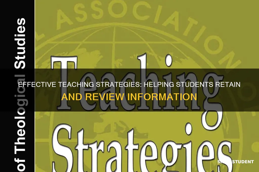 how to teach so students remember review
