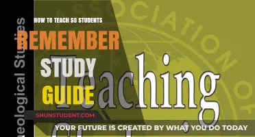 Effective Teaching Strategies: Helping Students Remember Study Guide Content
