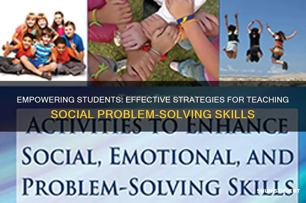 how to teach social problem solving skills to students
