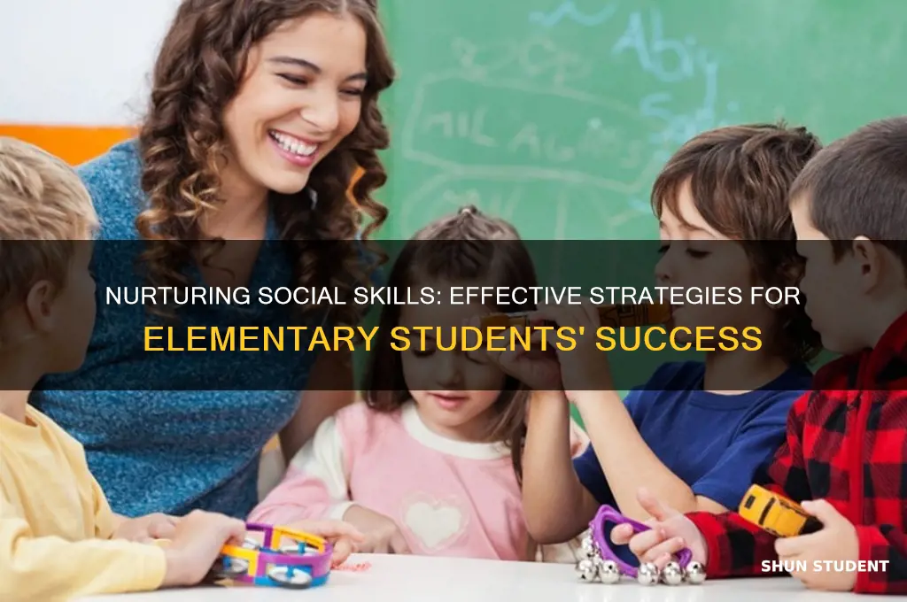 how to teach social skills to elementary students