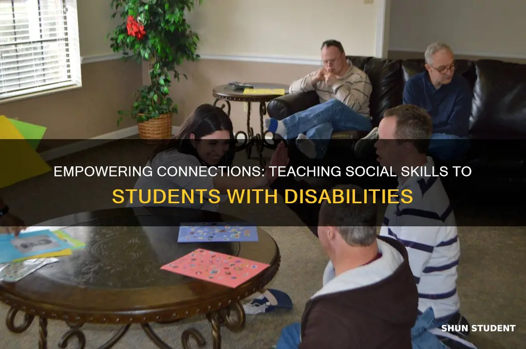 how to teach social skills to students with disabilities