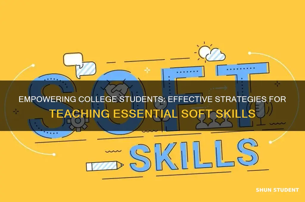 how to teach soft skills to college students
