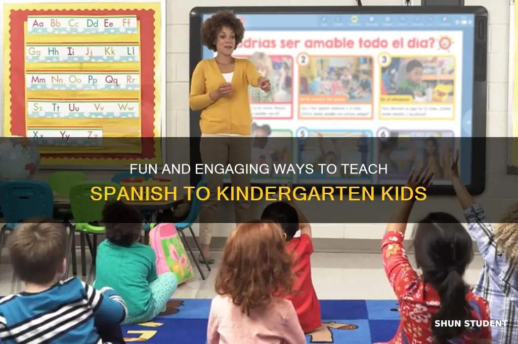 how to teach spanish to kindergarten students