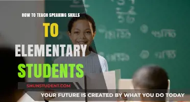 Effective Strategies for Teaching Speaking Skills to Elementary Students
