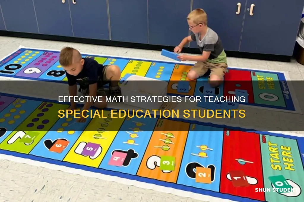 how to teach special education students math
