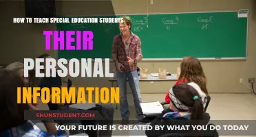 Empowering Special Education Students: Teaching Personal Information Effectively