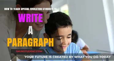 Empowering Special Education Students: Effective Strategies for Paragraph Writing