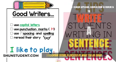 Empowering Special Education Students: Effective Strategies for Sentence Writing