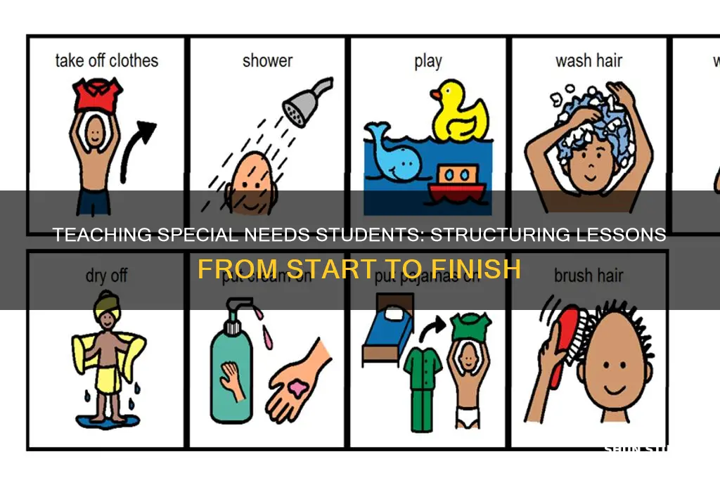 how to teach special needs students beginning middle and end