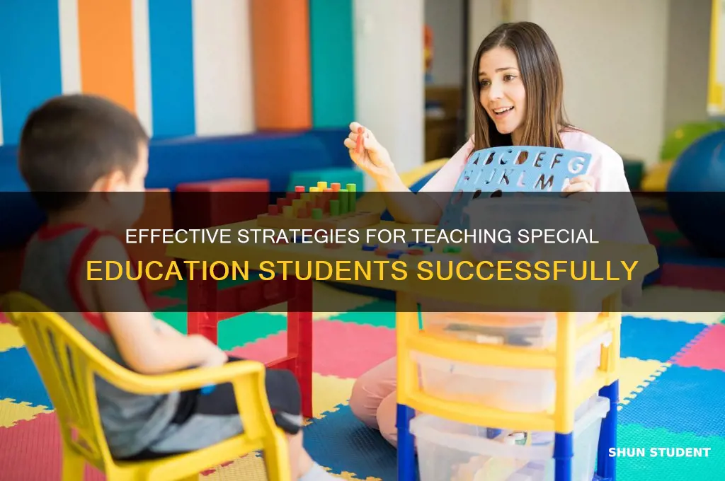 how to teach sped students