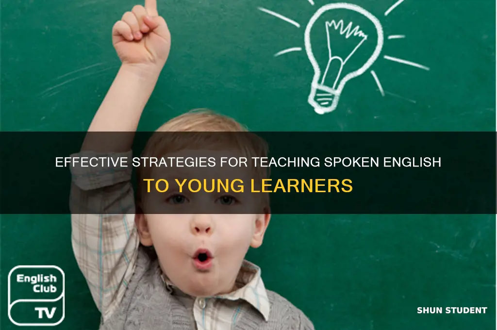 how to teach spoken english to class 1 student