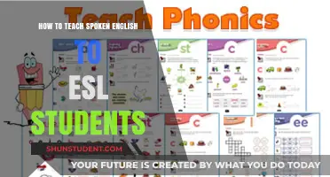 Effective Strategies for Teaching Spoken English to ESL Learners