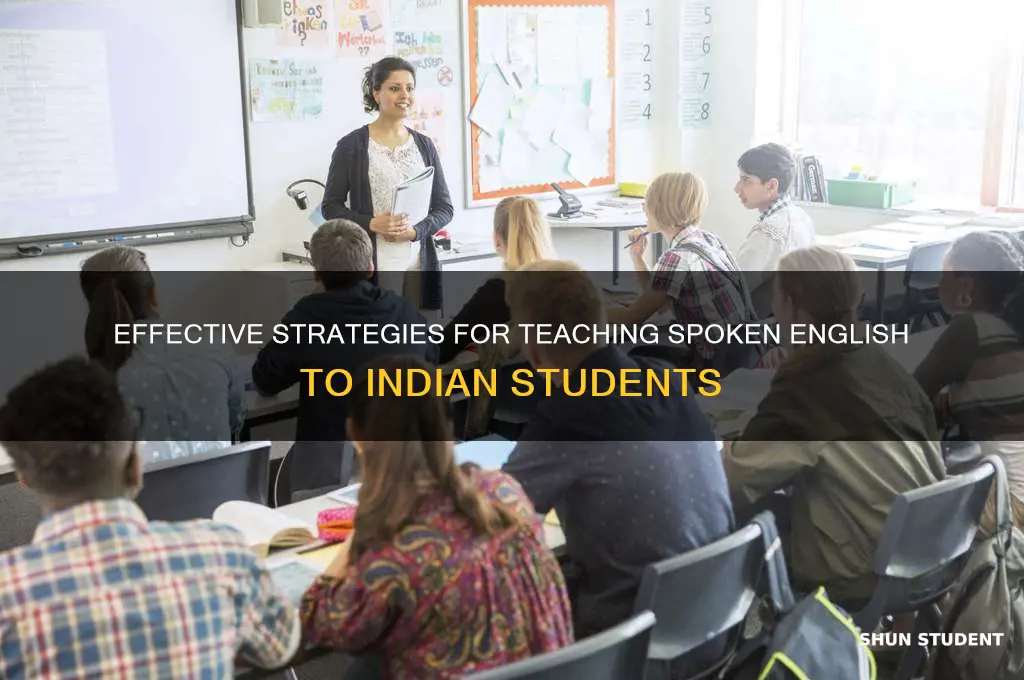 how to teach spoken english to indian students